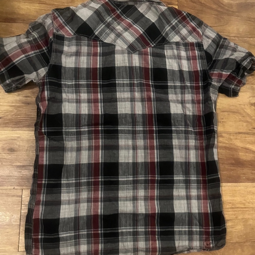 Vans - Plaid Button-Up Shirt - Picture 2 of 4